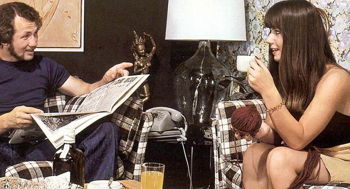 16P Two hairy retro couples doing it