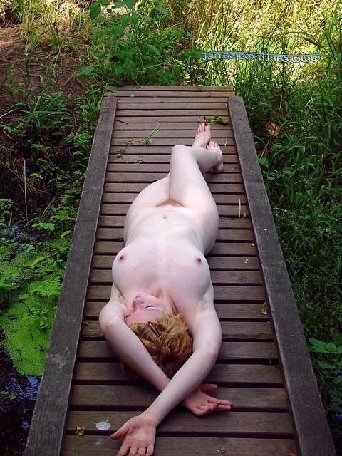 14P Hairy pussy redhead hippie girl gets naked