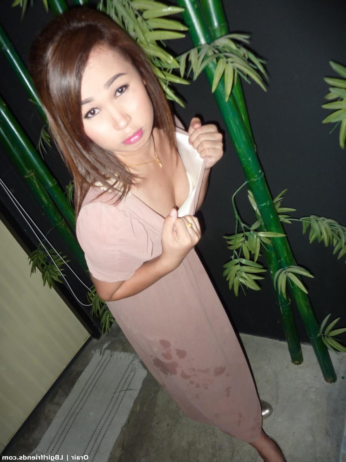 15P Hot Ladyboy Girlfriend exposing her tight shemale asshole and hard tranny cock