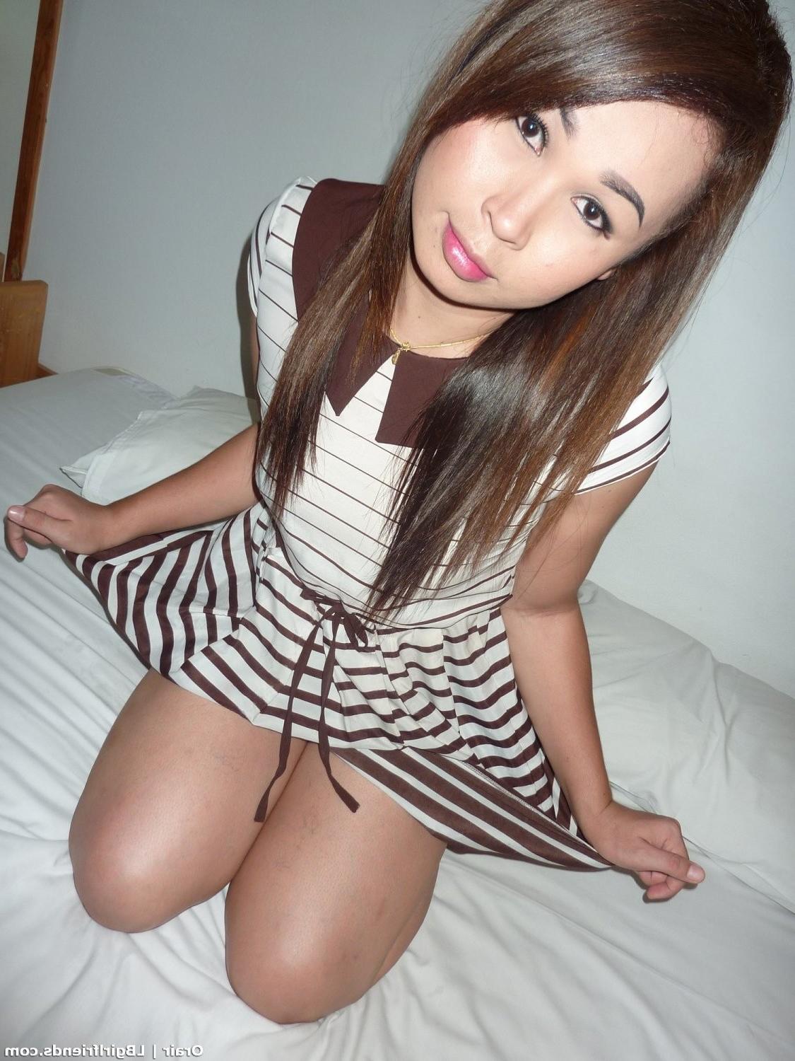 15P Hot Ladyboy Girlfriend exposing her tight shemale asshole and hard tranny cock