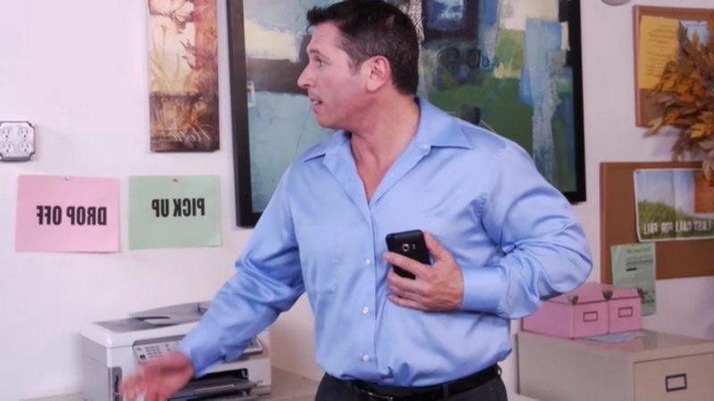 10P Secretary Rebeca Linares fucked in her office