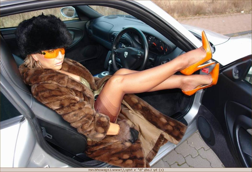 12P German amateur stocking lady Barbara