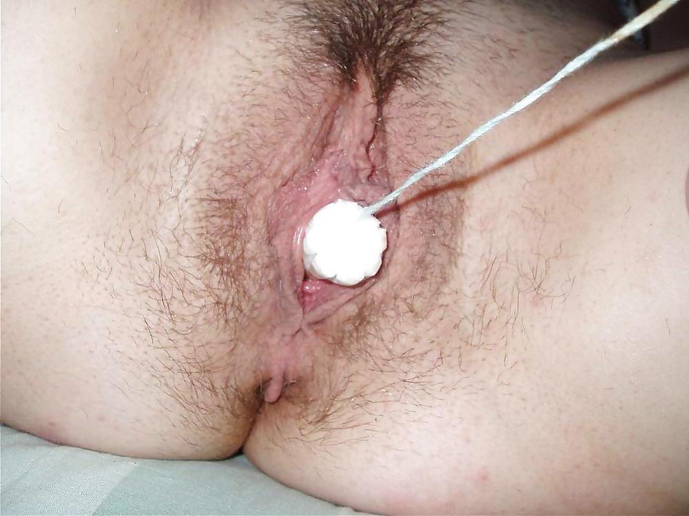 5P Tampon hairy wife