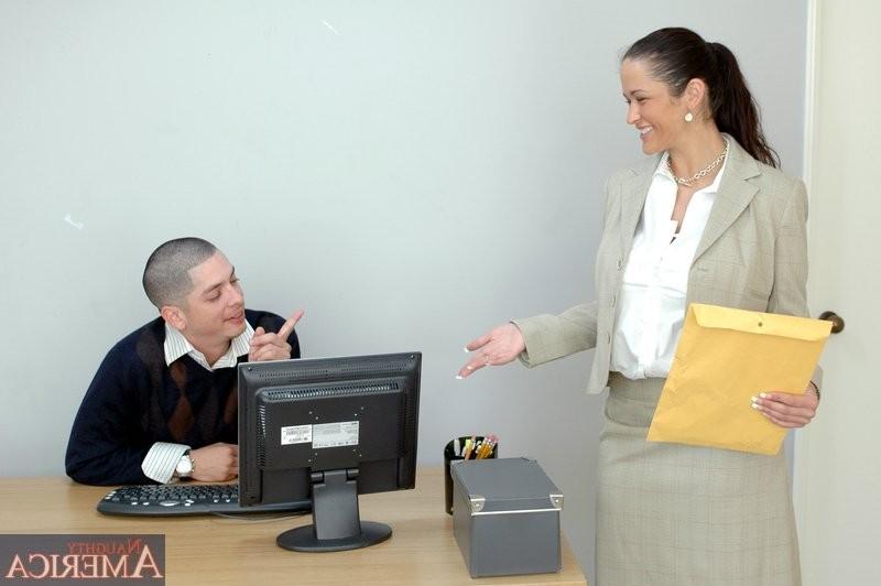 15P Carmella Bing gets fucked up the ass in the office!
