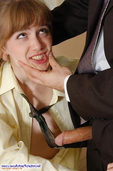 16P Fucking a secretary in pantyhose