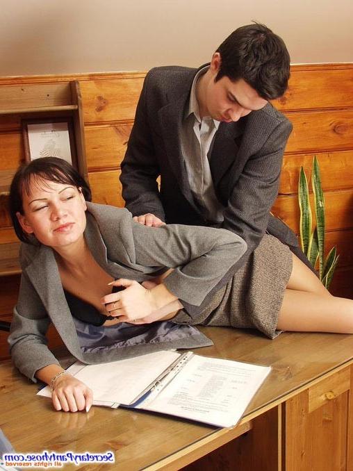 16P Secretary fucking in pantyhose