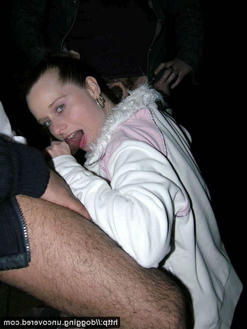 15P Dogging uncovered car park oral blowjob cocksuck