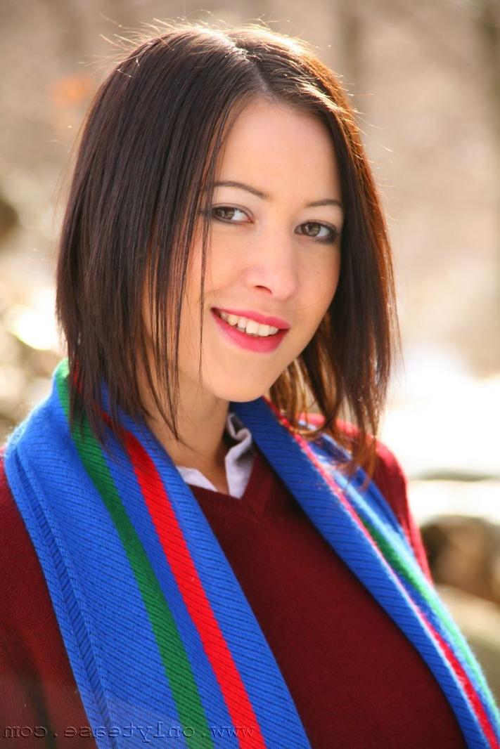 16P Schoolgirl outdoors