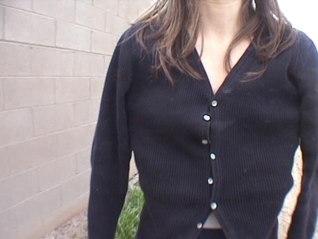 16P Itsy Bitsy Titties Flasher Auditioning Outdoors 