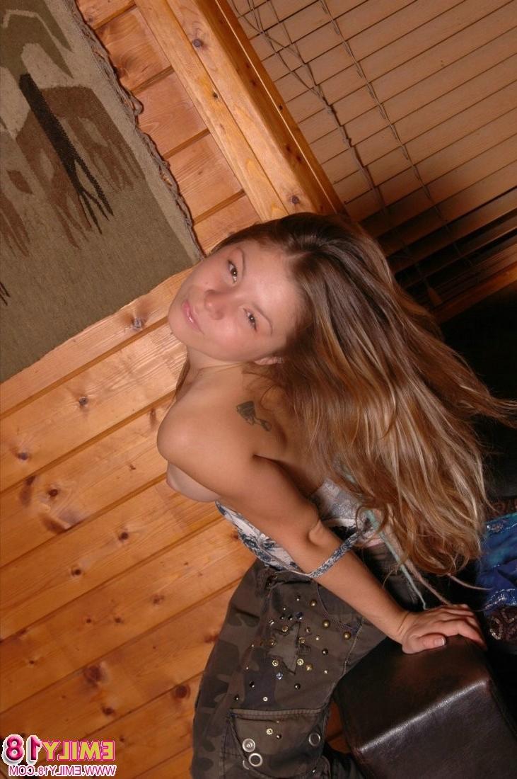 15P Super cute young emily having fun