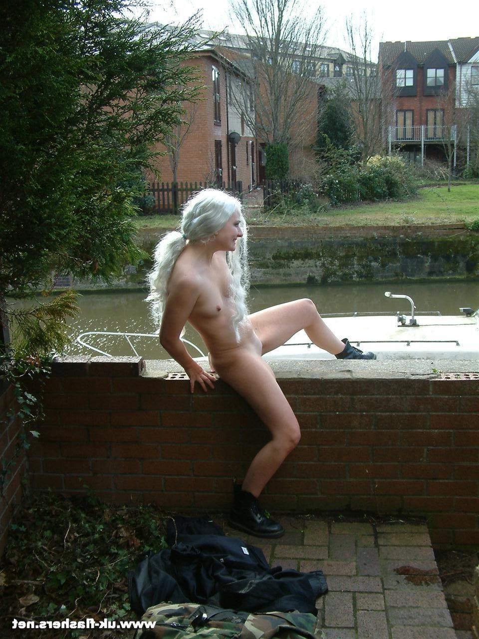 16P College teens public nudity and skinny blonde babe Chaos flashing tits and sexy 
