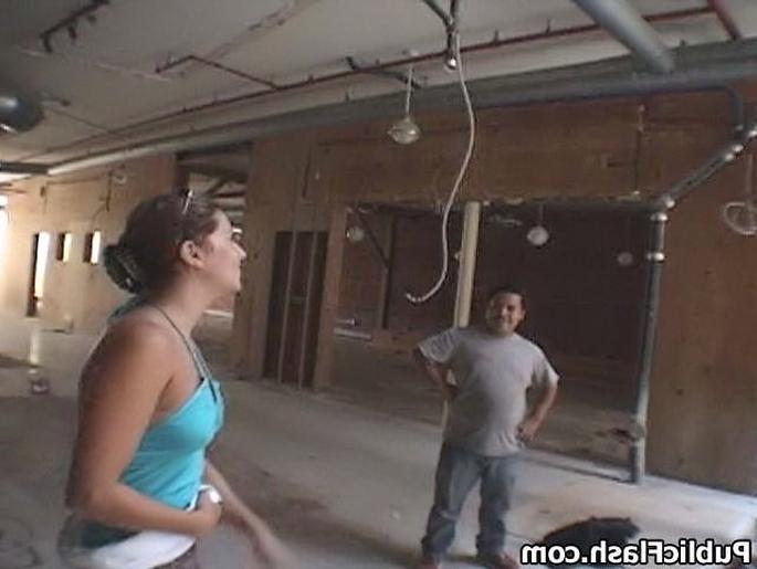 16P Demo Site Flasher Dances Totally Nude at Workplace