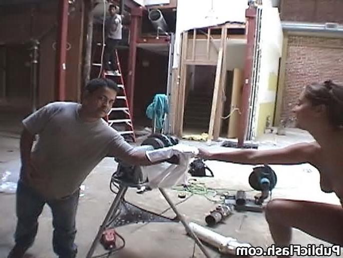 16P Demo Site Flasher Dances Totally Nude at Workplace