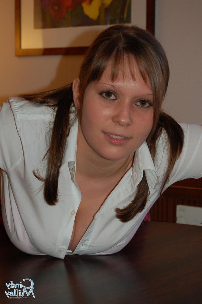16P Cindy Milley innaughty  schoolgirl outfit