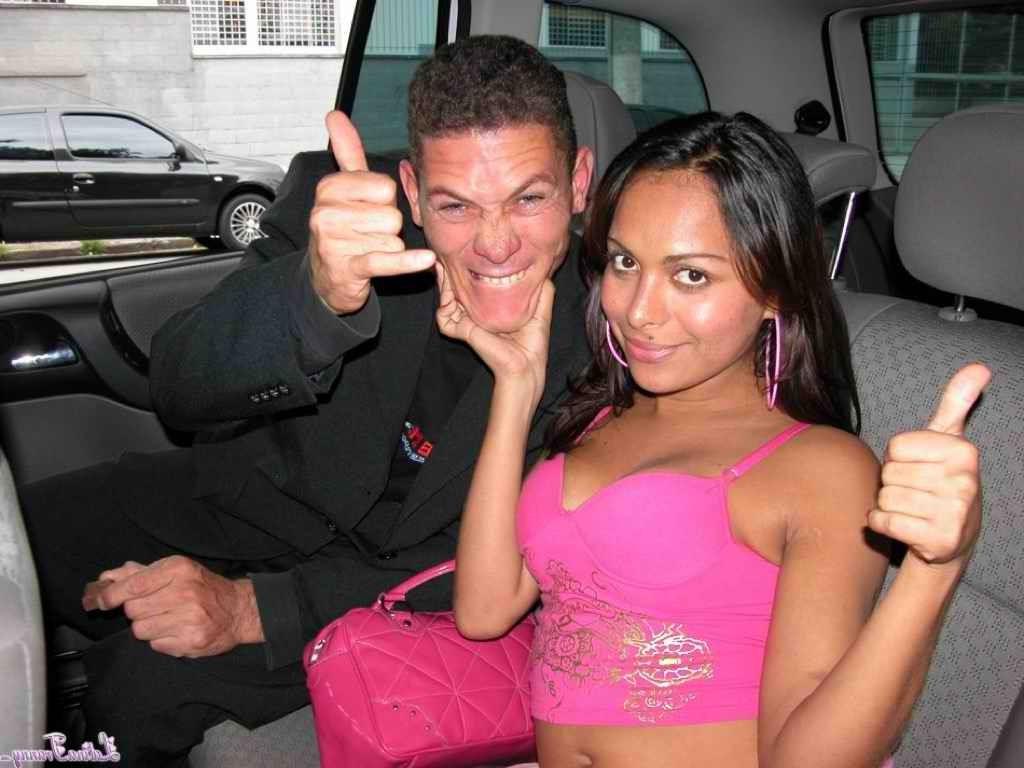 11P Latin Shemale Monique  Sucks then Fucks a Stranger she Meets on 