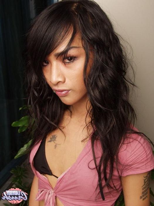 16P Beautiful asian shemale playing with her kinky toy