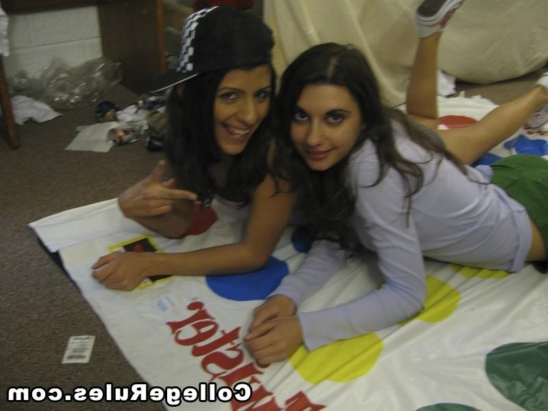 16P Smoking babes getting banged hard at college dorm party