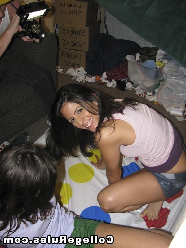 16P Smoking babes getting banged hard at college dorm party