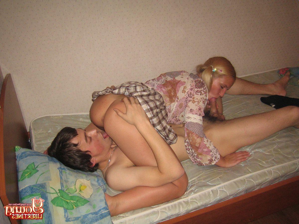 15P Young Libertine getting her morning sex dose