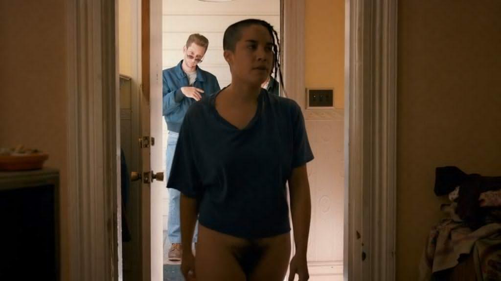 7P Clare O’Kane Shamelessly Flashing The Muff