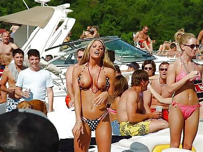 25P Hot Tits at the Beach 14