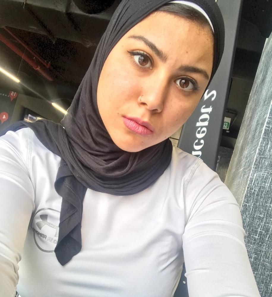 25P Ghada tarek sexy hijab fitness