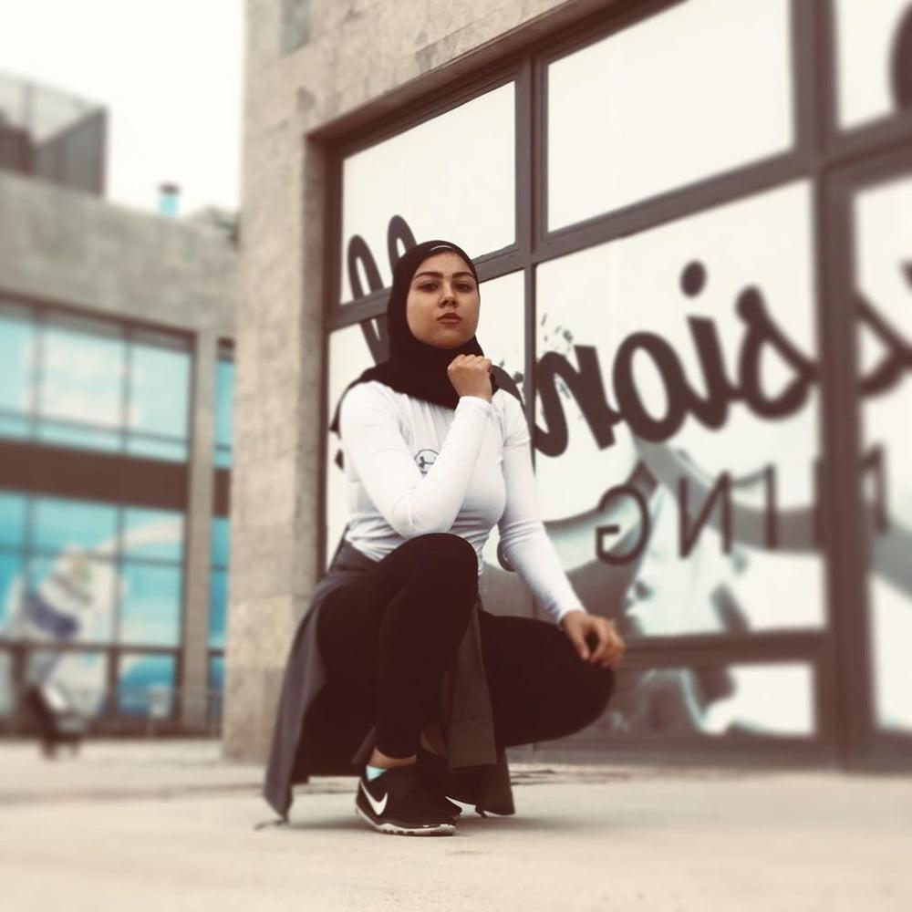 25P Ghada tarek sexy hijab fitness