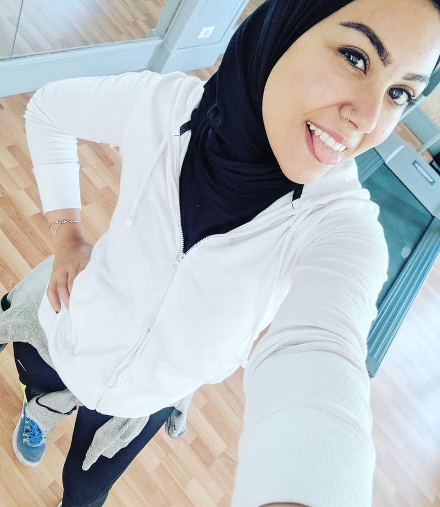 25P Ghada tarek sexy hijab fitness