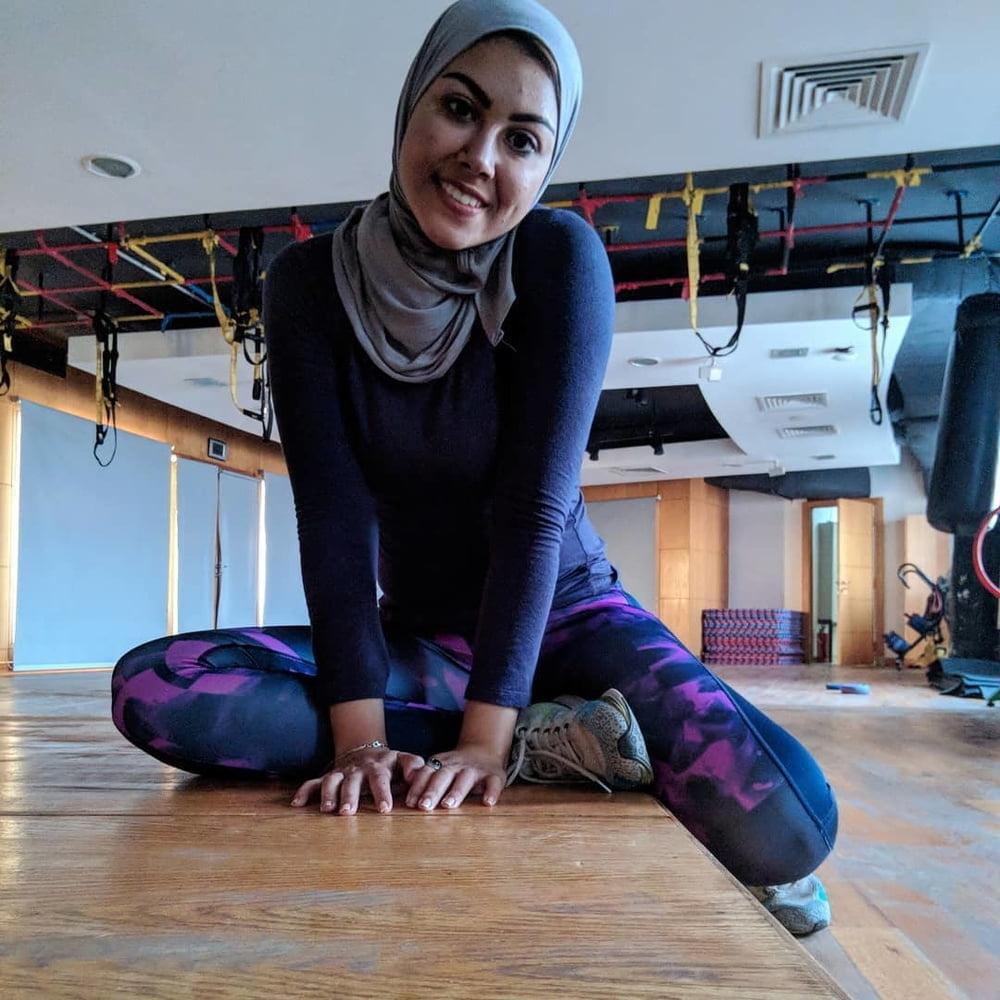 20P Ghada tarek sexy hijab fitness 2