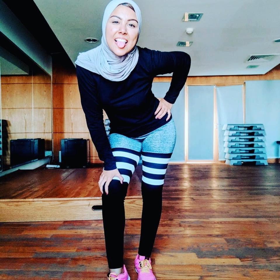 20P Ghada tarek sexy hijab fitness 2