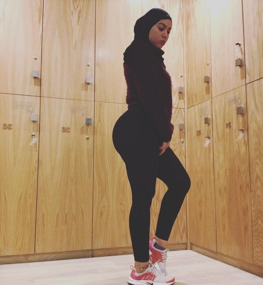 17P Ghada tarek sexy hijab fitness 3