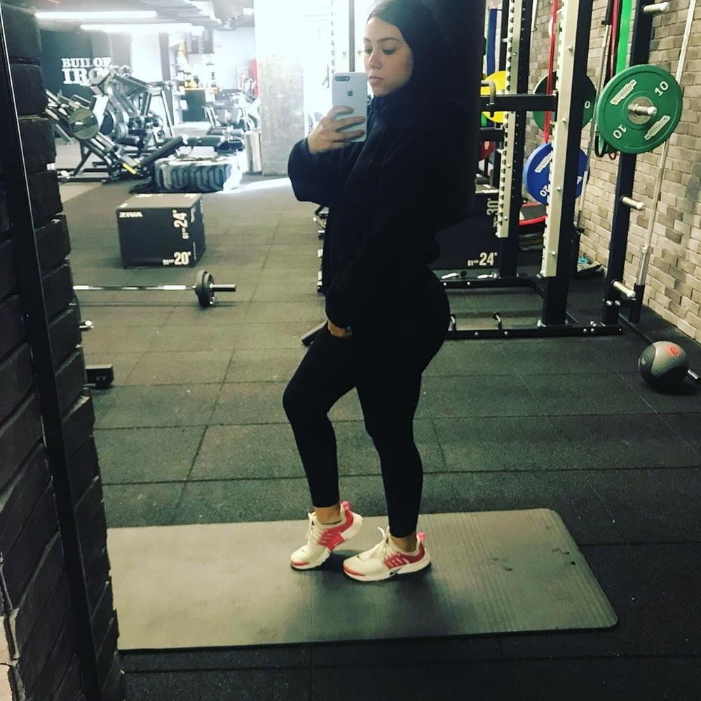 17P Ghada tarek sexy hijab fitness 3