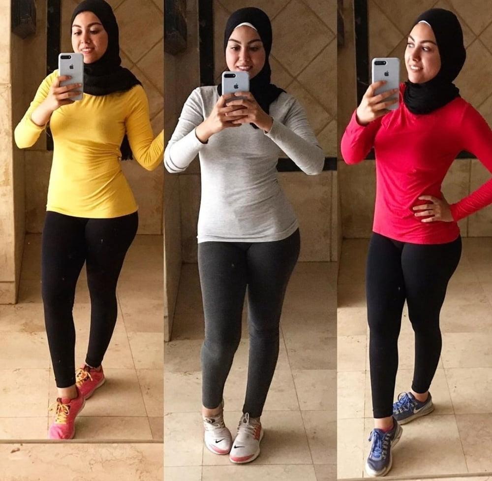 18P Ghada tarek sexy hijab fitness 5