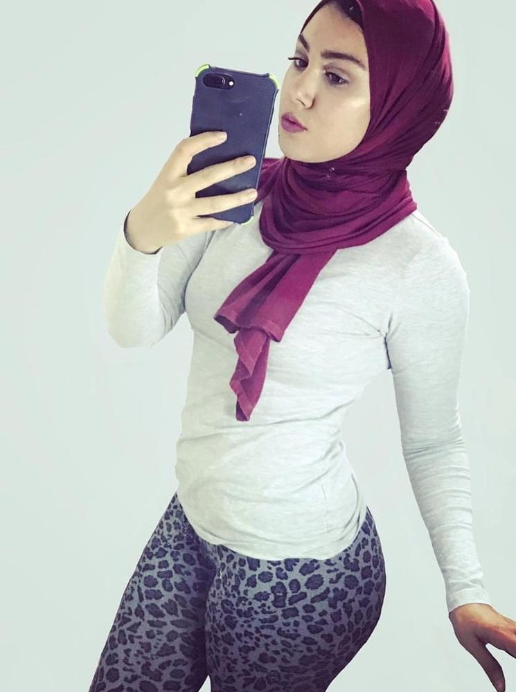18P Ghada tarek sexy hijab fitness 5