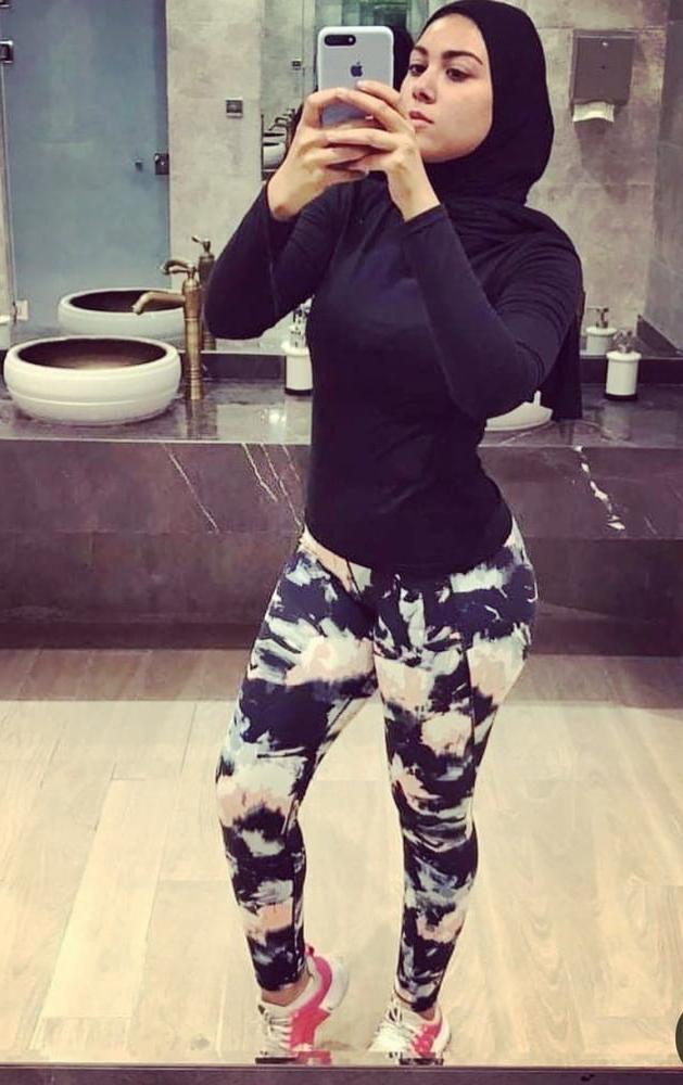 18P Ghada tarek sexy hijab fitness 5