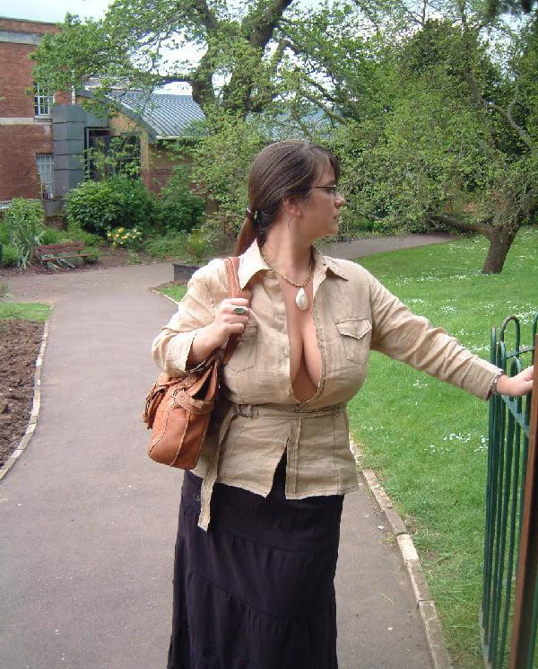 25P Chibby mature with huge tits public flashing exhibition