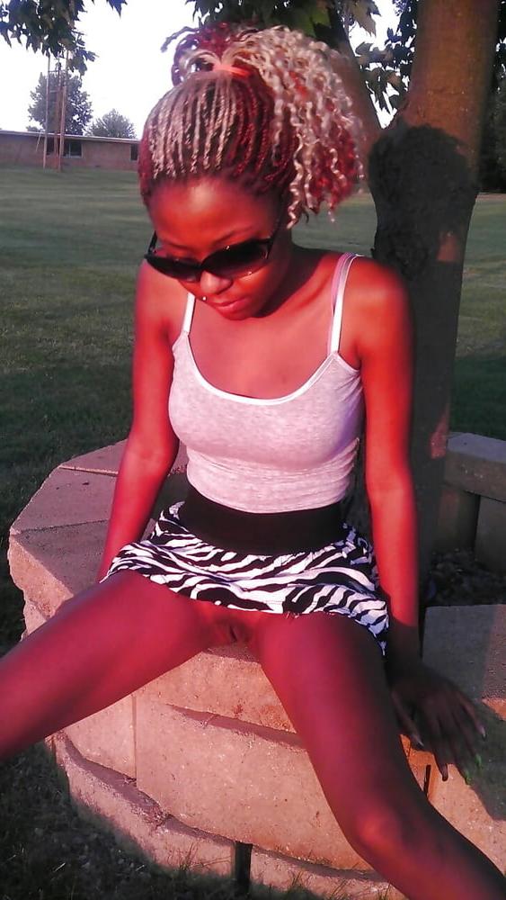 25P Black Women Public, Outside, Flashing 17
