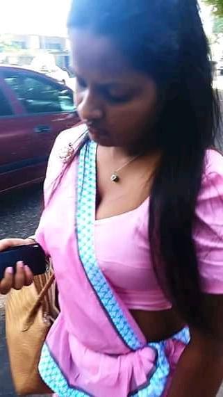 25P sl hot saree road capture fb 6