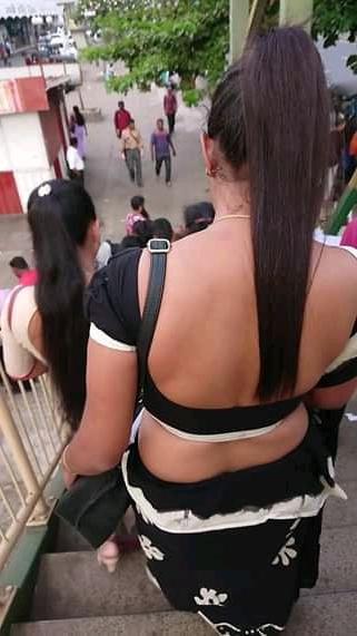 25P sl hot saree road capture fb 6