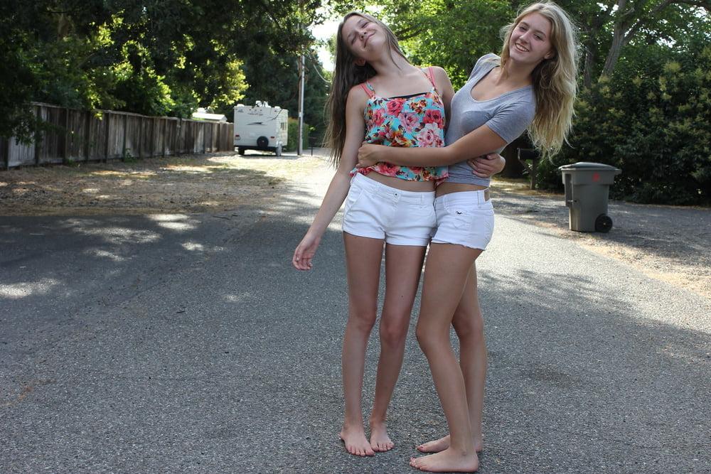 12P SekushiLover - Two Young Fuckable BFFs in the Backyard