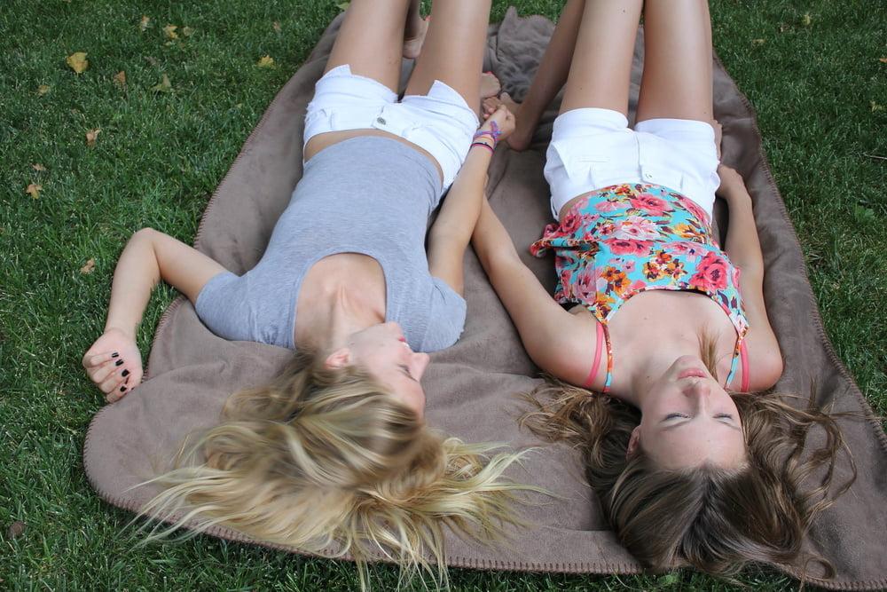 12P SekushiLover - Two Young Fuckable BFFs in the Backyard