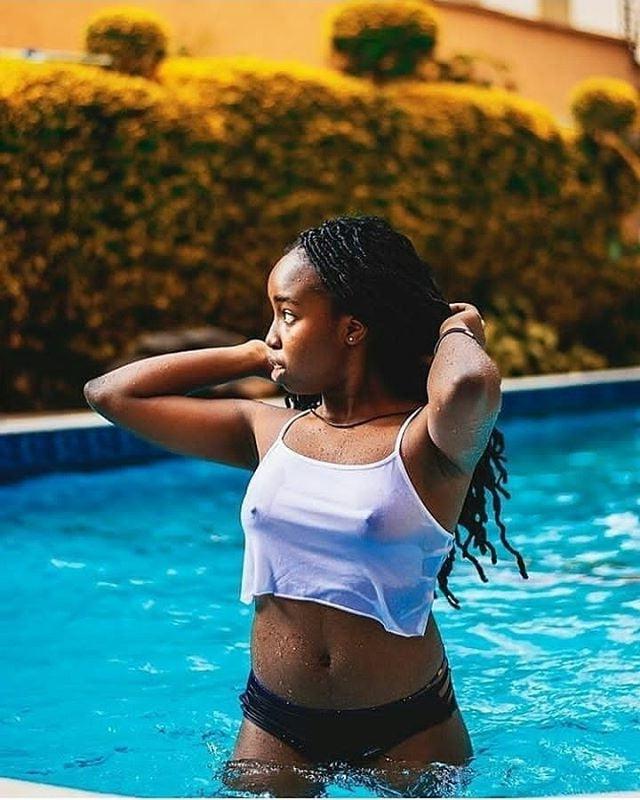 25P Black Woman See Through 26