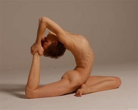 14P Naked Female Yoga