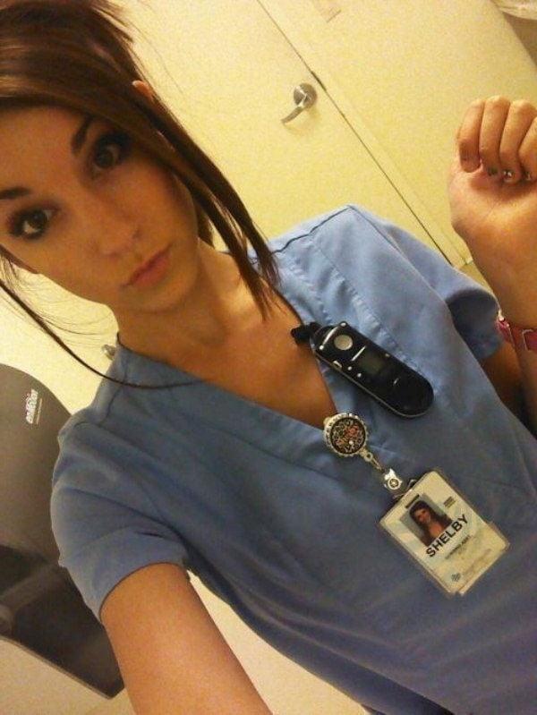 25P Hottest Amateur Nurses Flashing