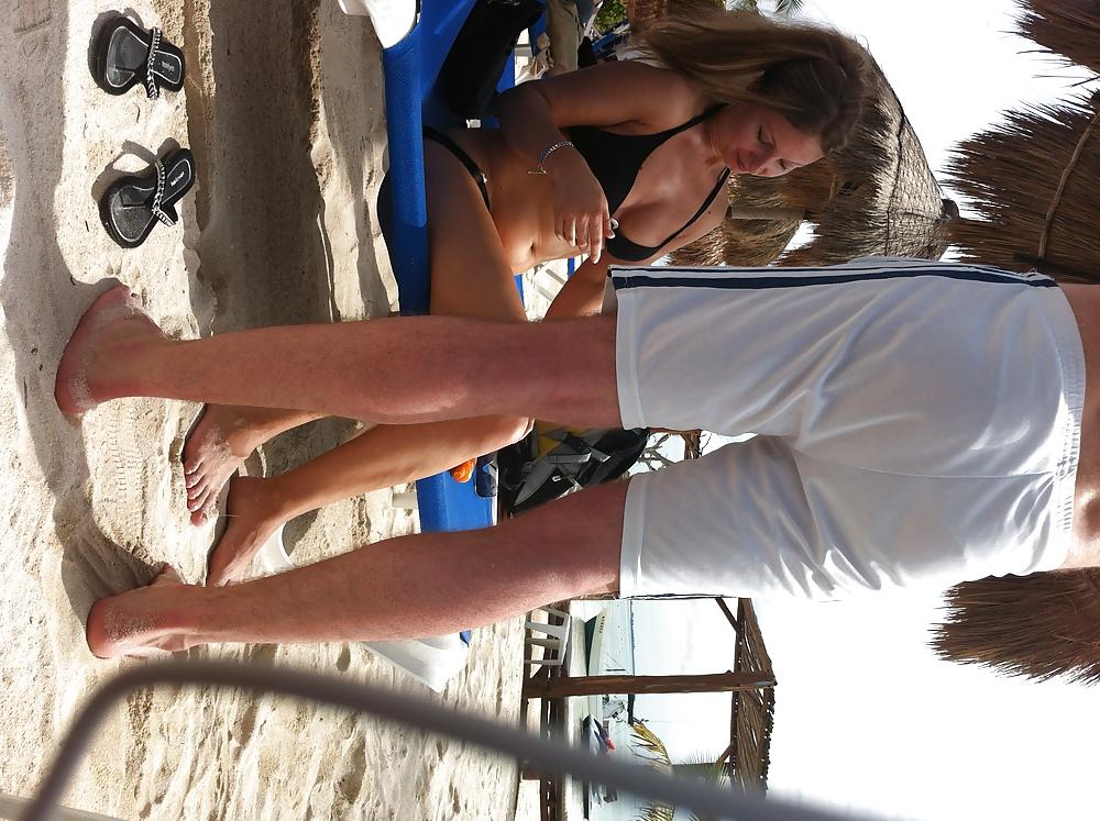 4P German girl on some beach