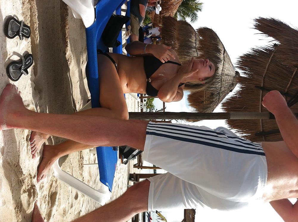 4P German girl on some beach