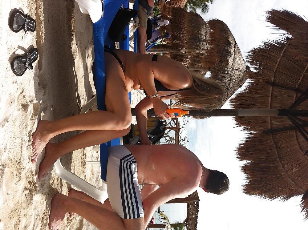 4P German girl on some beach