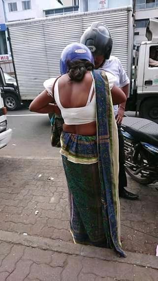 25P sl hot saree road capture fb 5