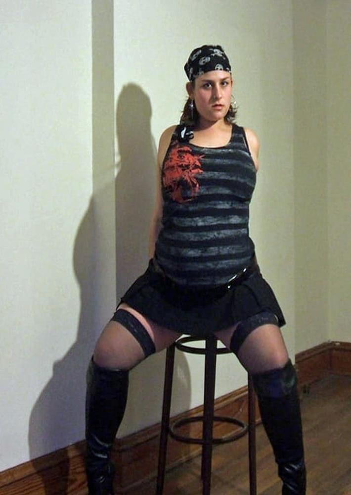 25P A young and cuddly boot fetishist