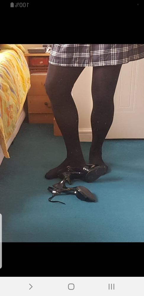 15P Schoolie Black Tights